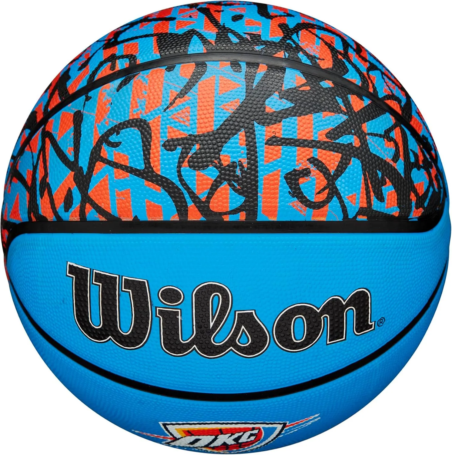 WILSON NBA Team Graffiti Basketballs - Size 7-29.5"