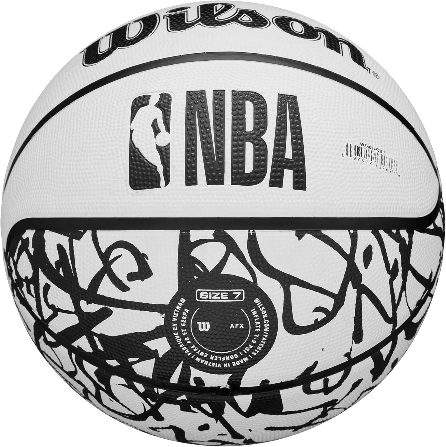 WILSON NBA Team Graffiti Basketballs - Size 7-29.5"