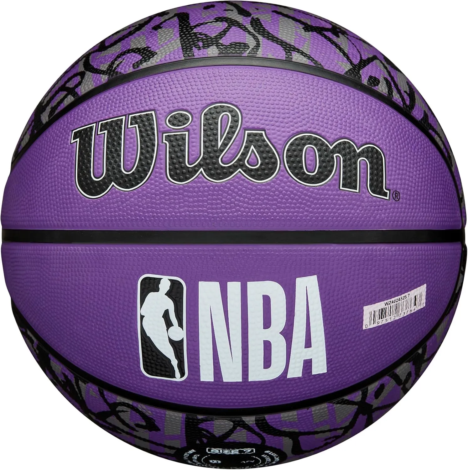 WILSON NBA Team Graffiti Basketballs - Size 7-29.5"