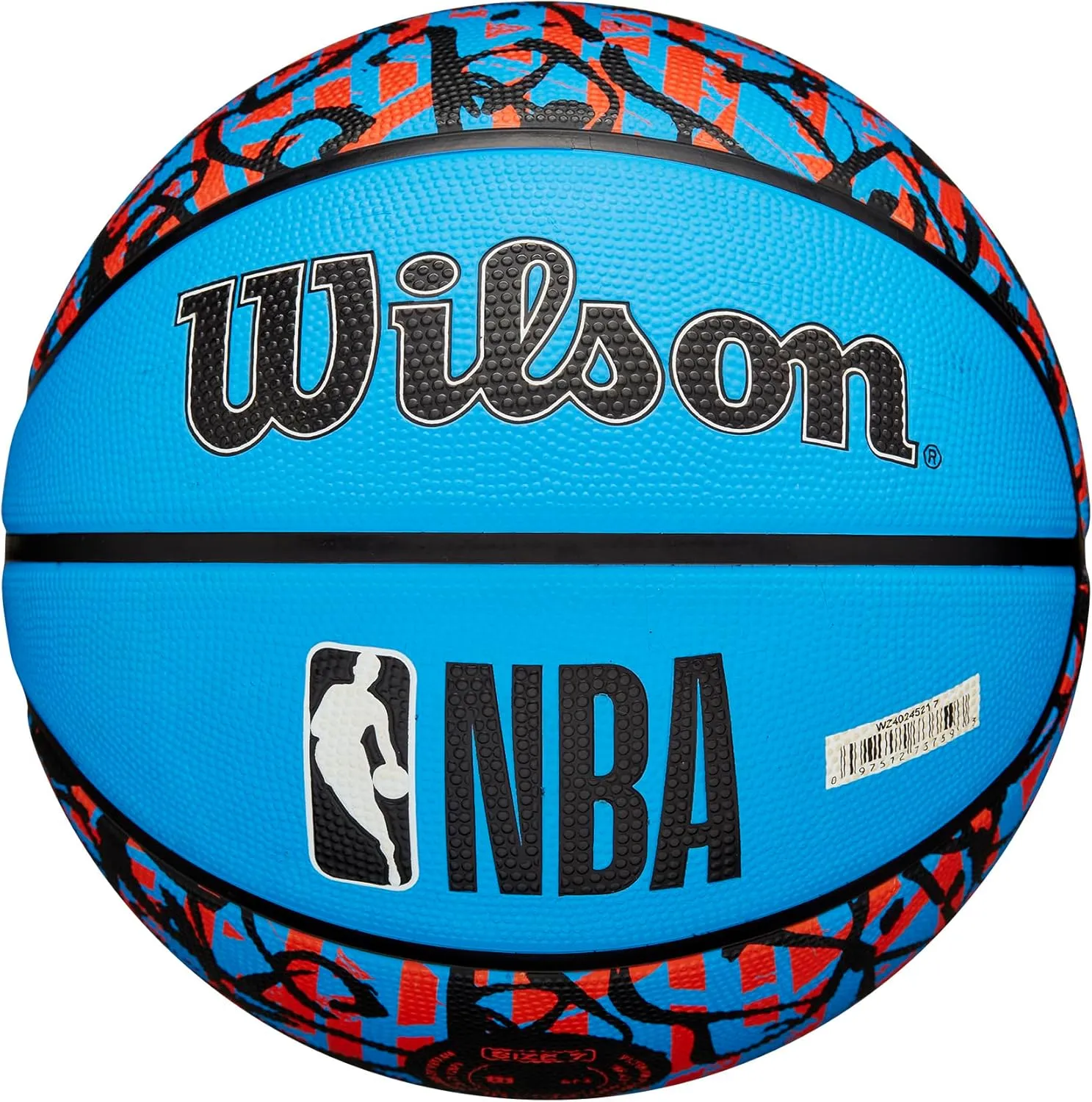 WILSON NBA Team Graffiti Basketballs - Size 7-29.5"