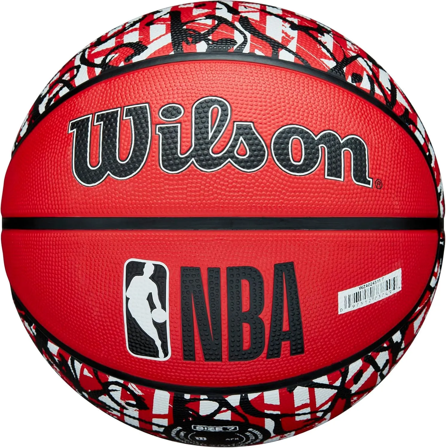 WILSON NBA Team Graffiti Basketballs - Size 7-29.5"