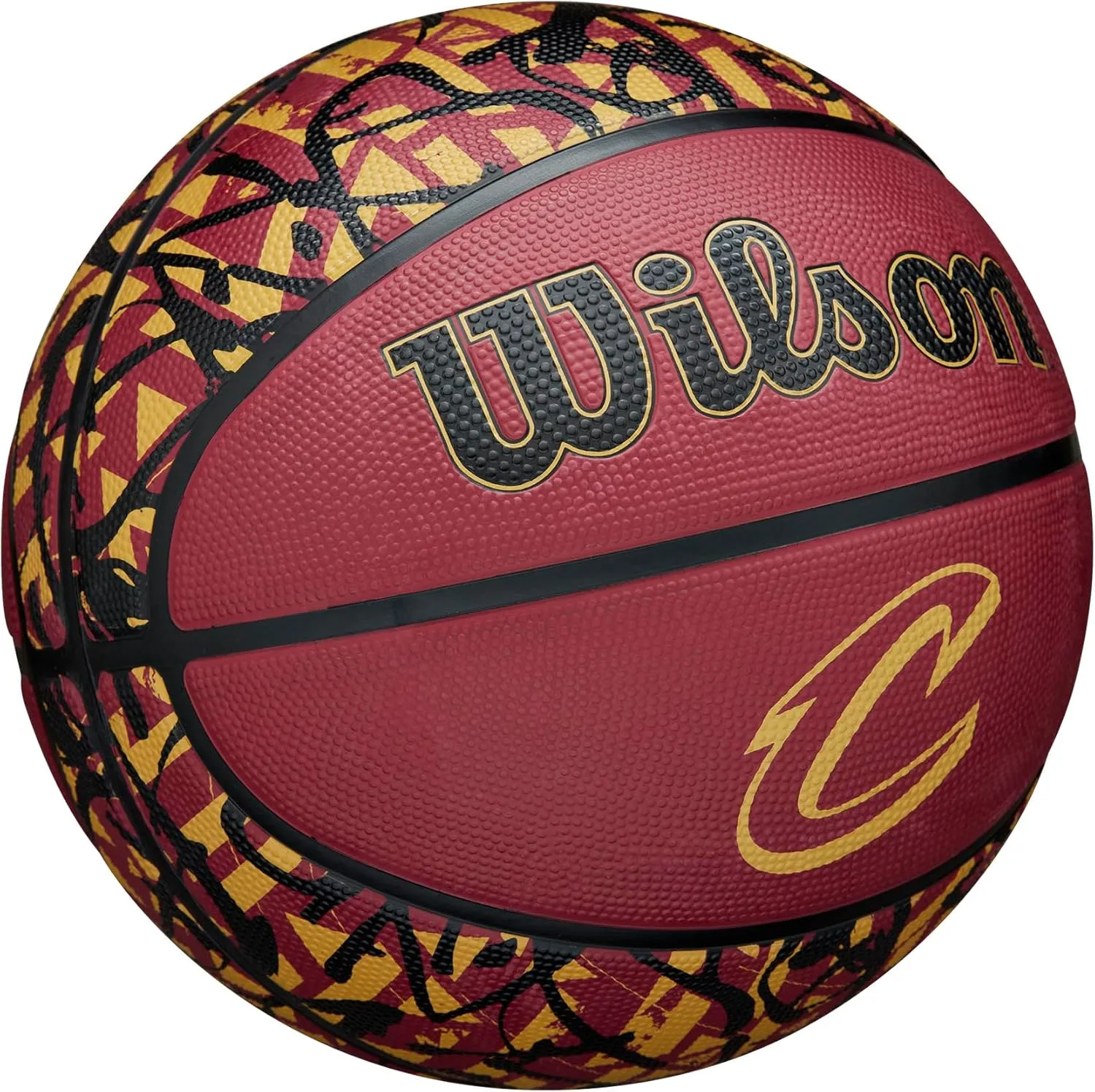 WILSON NBA Team Graffiti Basketballs - Size 7-29.5"