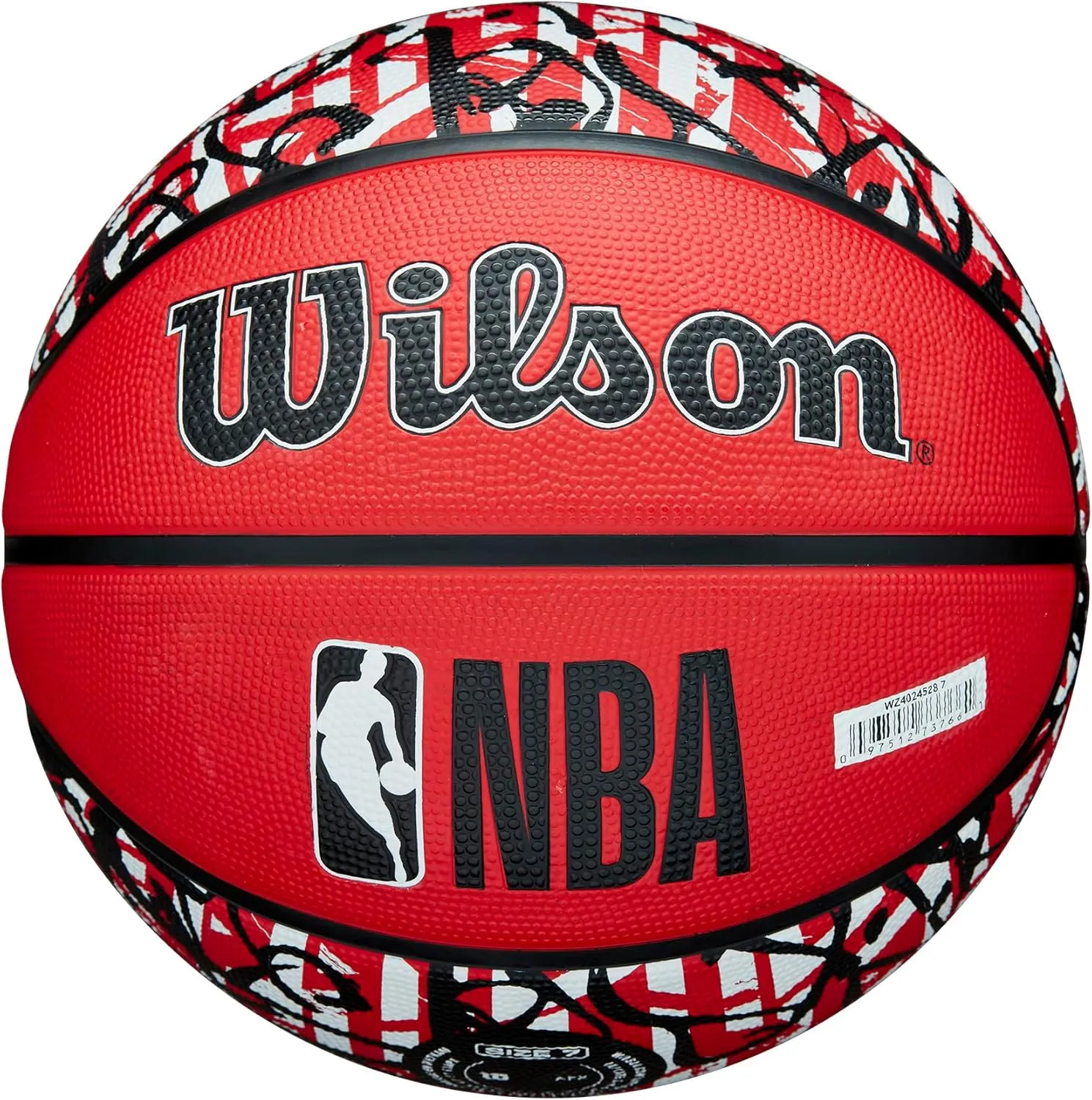 WILSON NBA Team Graffiti Basketballs - Size 7-29.5"