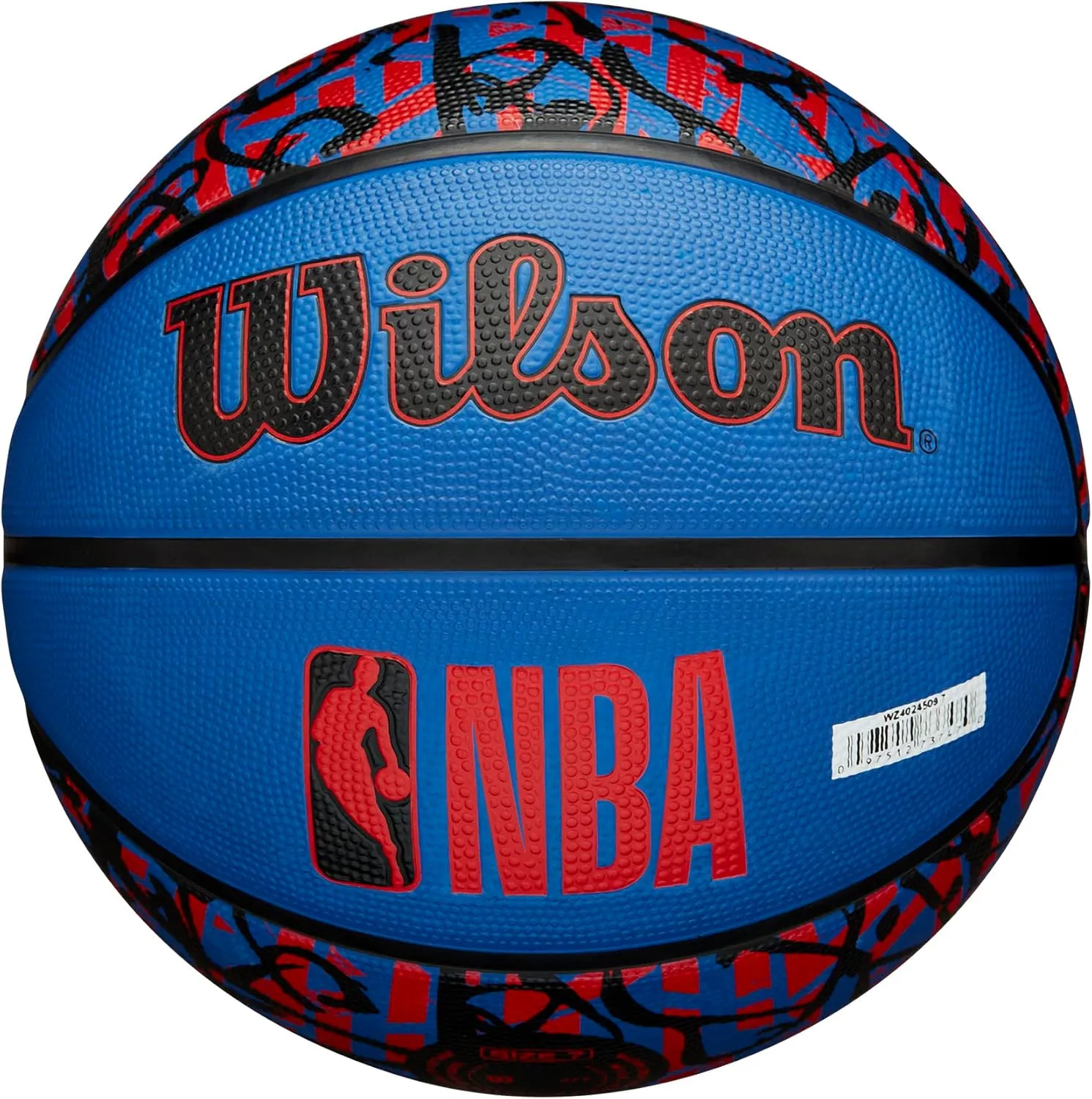WILSON NBA Team Graffiti Basketballs - Size 7-29.5"