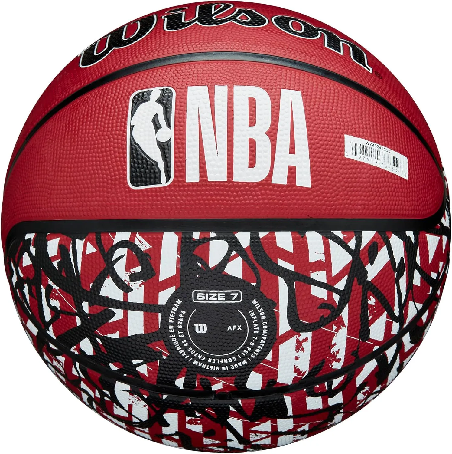 WILSON NBA Team Graffiti Basketballs - Size 7-29.5"