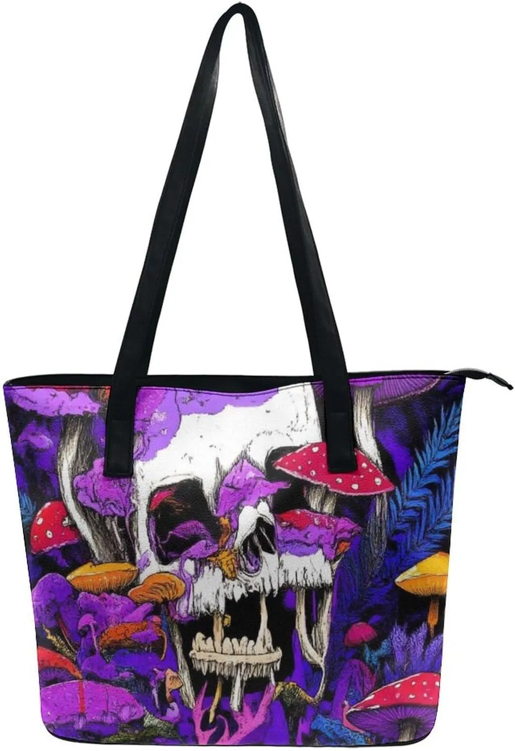 Women Tote Bag PU Leather Travel Shoulder Bags Casual Handbags