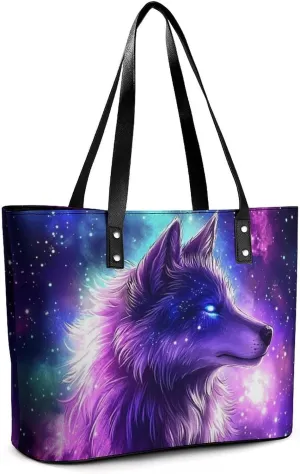 Women Tote Bags Casual Handbags PU Leather Shoulder Travel Bag