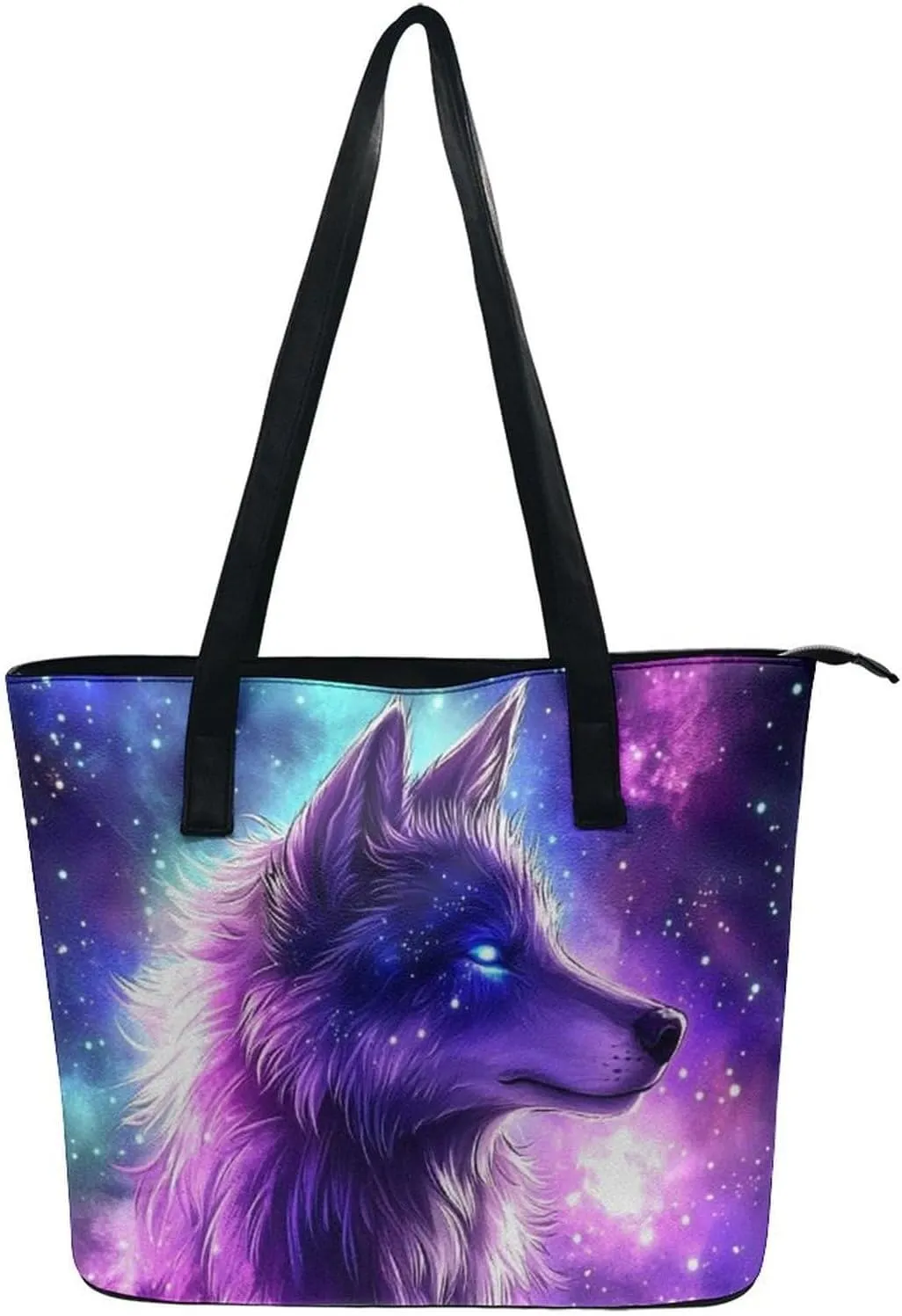 Women Tote Bags Casual Handbags PU Leather Shoulder Travel Bag