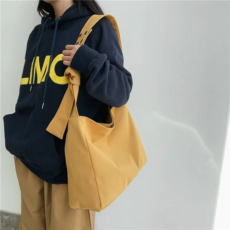 Women's Canvas Large Capacity Wide Strap About Crossbody Bags