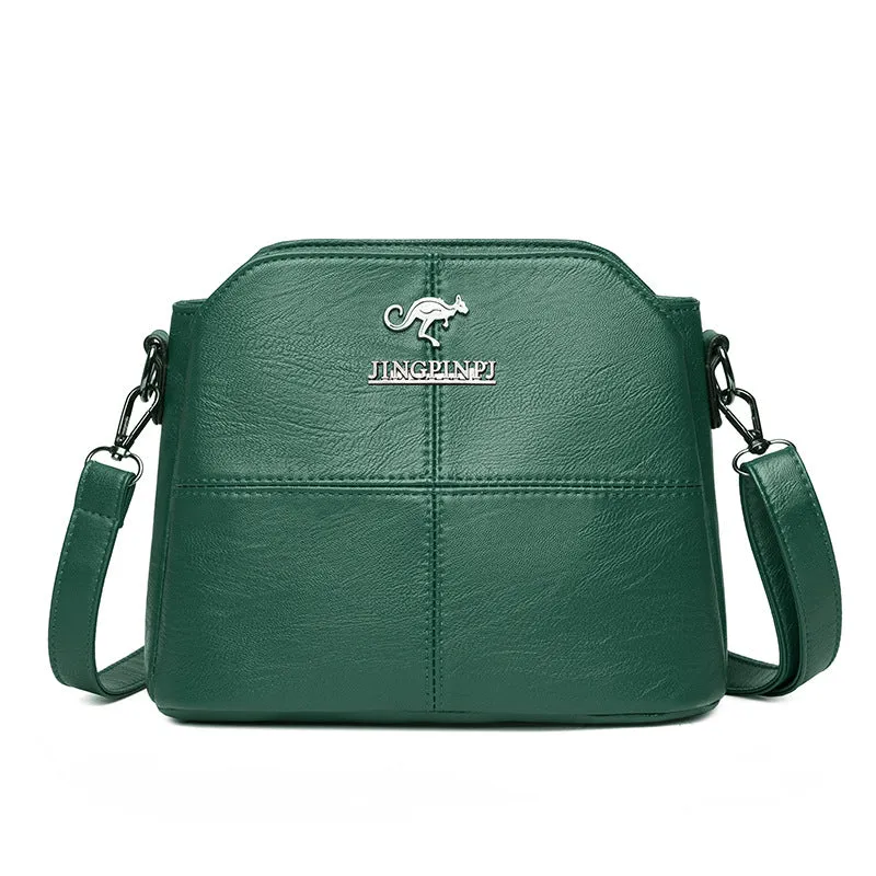 Women's Capacity Fashion Korean Style Solid Color Bags