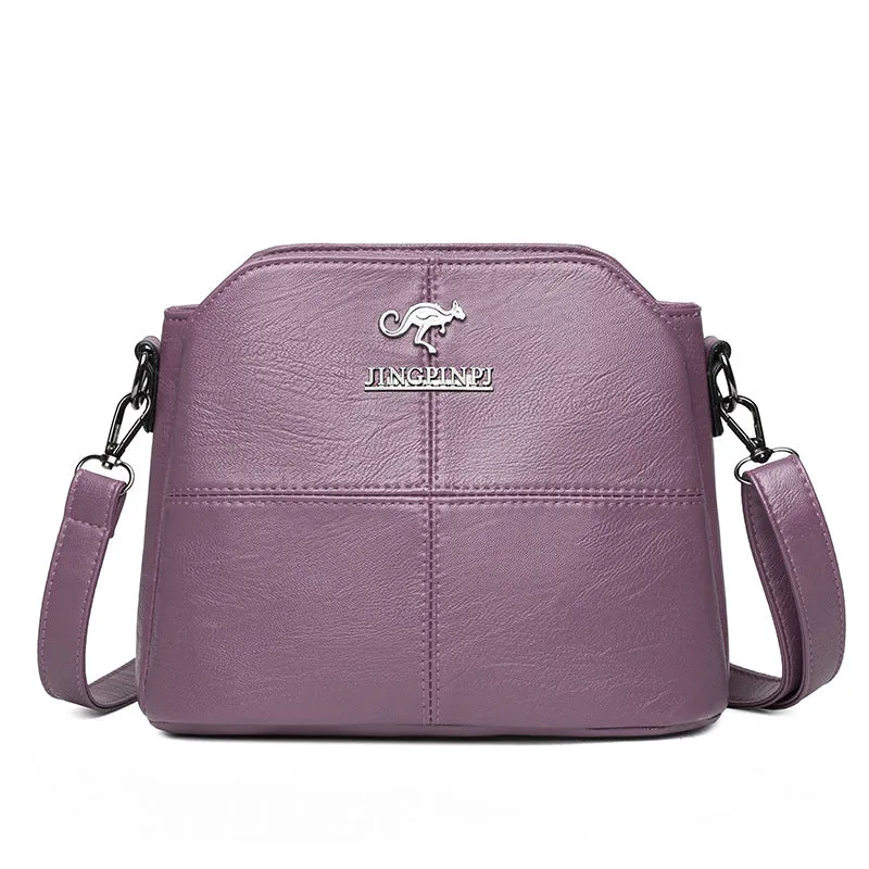 Women's Capacity Fashion Korean Style Solid Color Bags