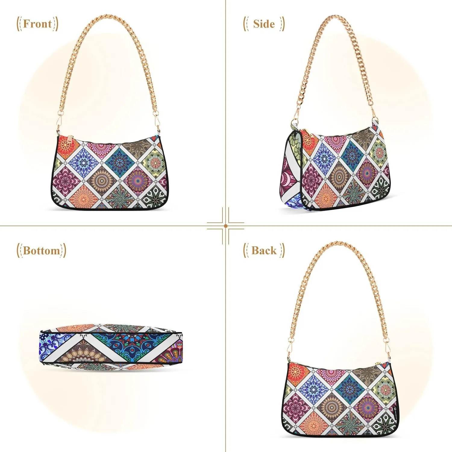Women's Chain Bag, Shoulder Bag, Handbag Purse, Tote Bag, Fashion Underarm Bag