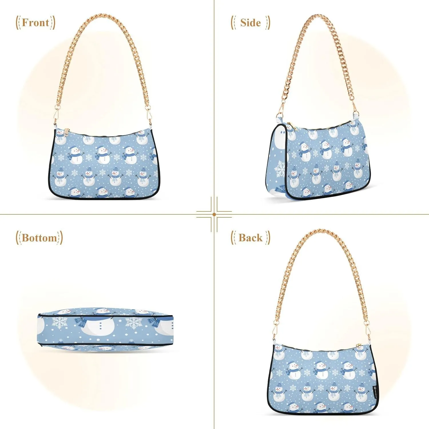 Women's Chain Bag, Shoulder Bag, Handbag Purse, Tote Bag, Fashion Underarm Bag