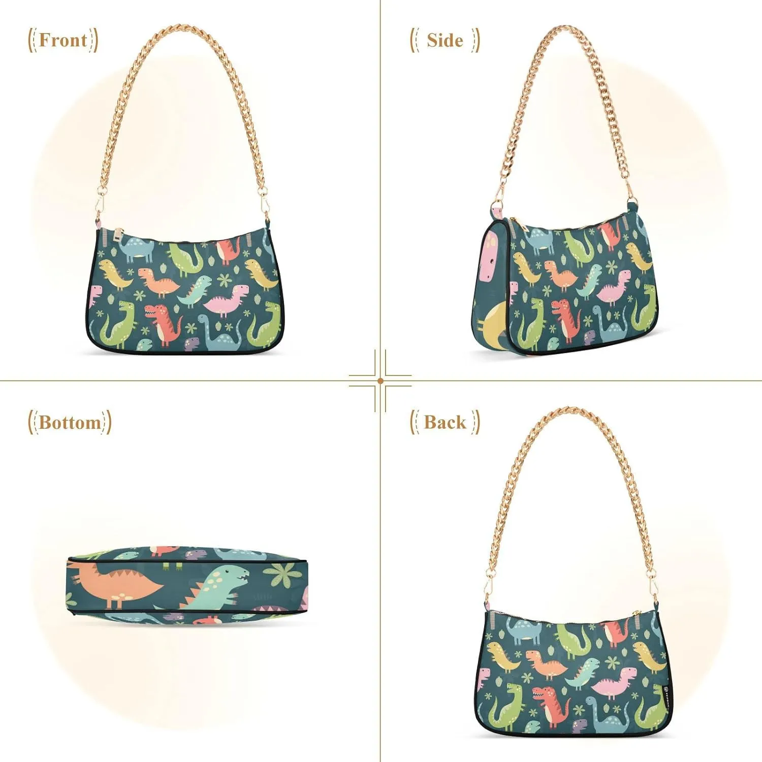 Women's Chain Bag, Shoulder Bag, Handbag Purse, Tote Bag, Fashion Underarm Bag