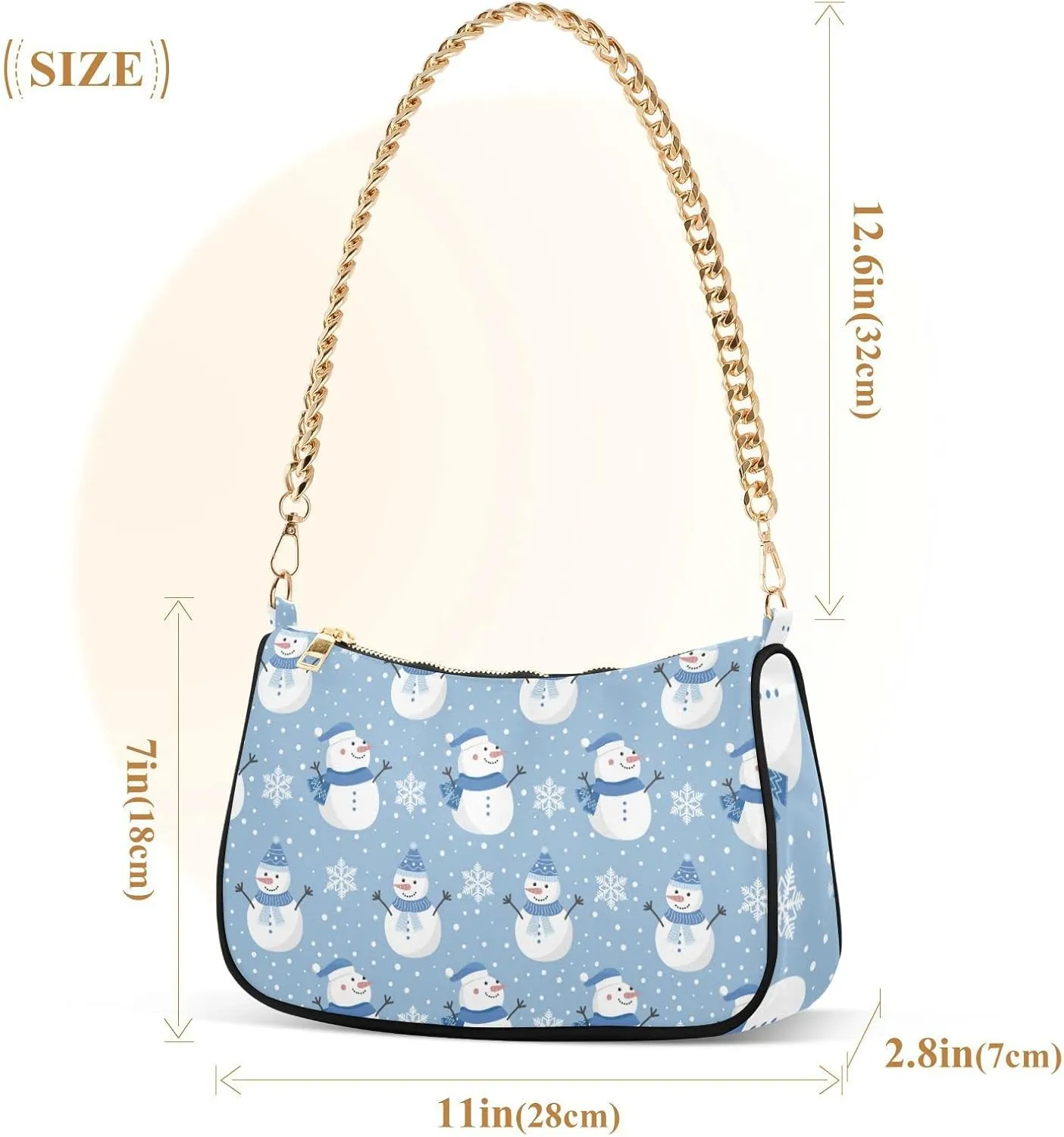 Women's Chain Bag, Shoulder Bag, Handbag Purse, Tote Bag, Fashion Underarm Bag