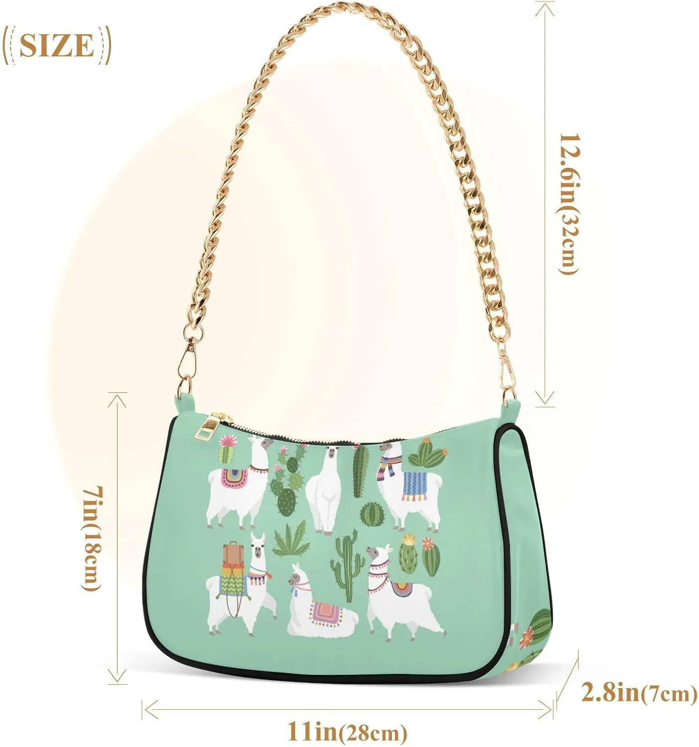 Women's Chain Bag, Shoulder Bag, Handbag Purse, Tote Bag, Fashion Underarm Bag