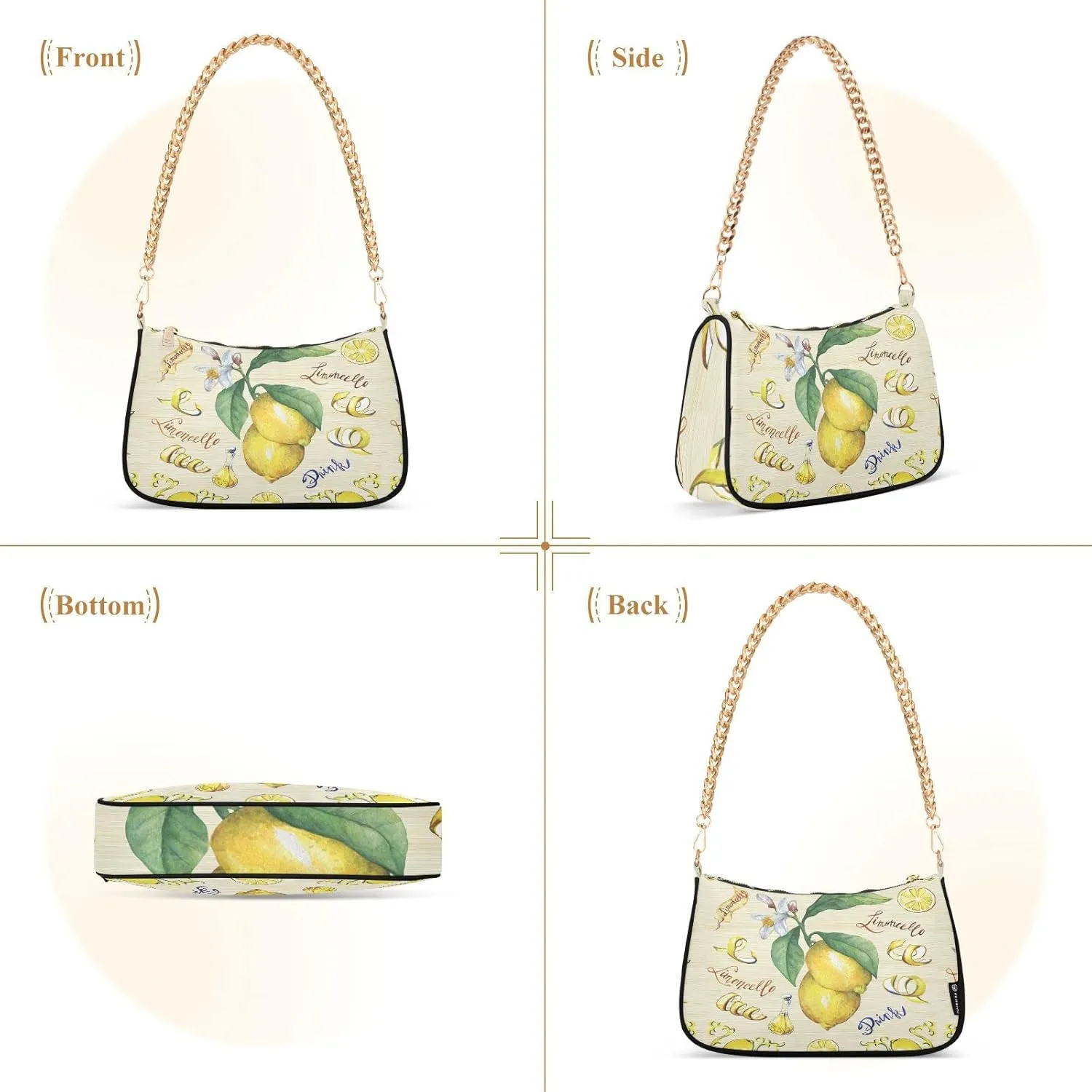 Women's Chain Bag, Shoulder Bag, Handbag Purse, Tote Bag, Fashion Underarm Bag