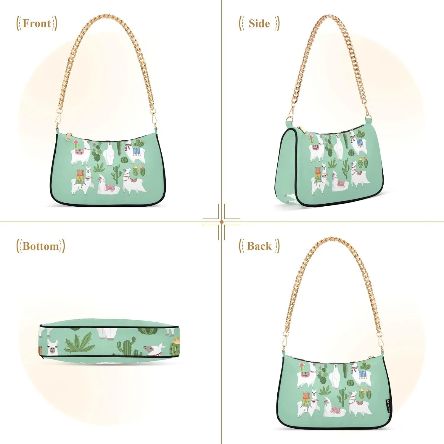 Women's Chain Bag, Shoulder Bag, Handbag Purse, Tote Bag, Fashion Underarm Bag
