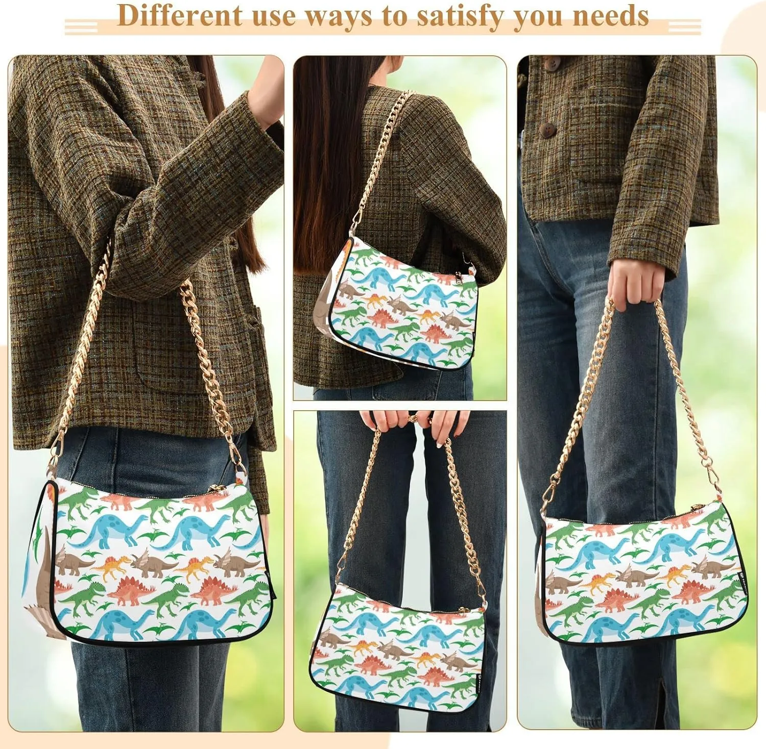 Women's Chain Bag, Shoulder Bag, Handbag Purse, Tote Bag, Fashion Underarm Bag