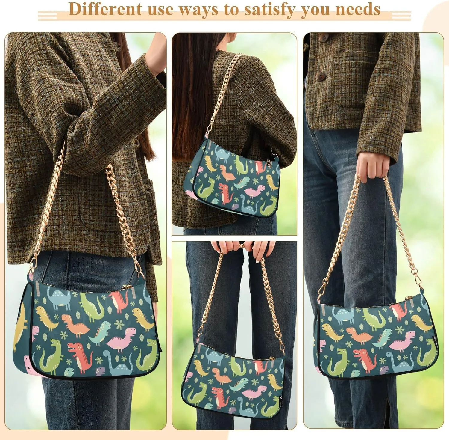 Women's Chain Bag, Shoulder Bag, Handbag Purse, Tote Bag, Fashion Underarm Bag