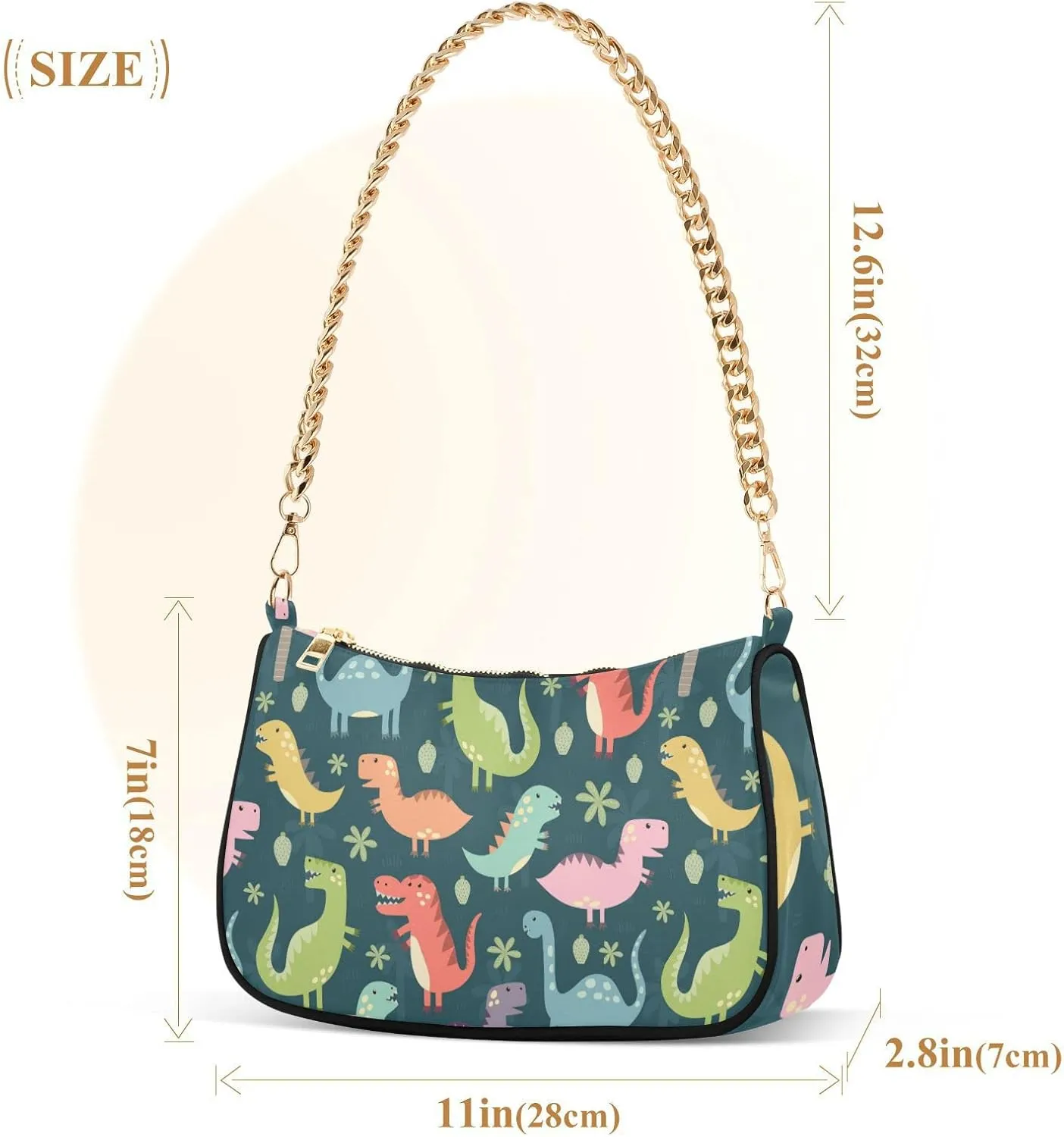 Women's Chain Bag, Shoulder Bag, Handbag Purse, Tote Bag, Fashion Underarm Bag