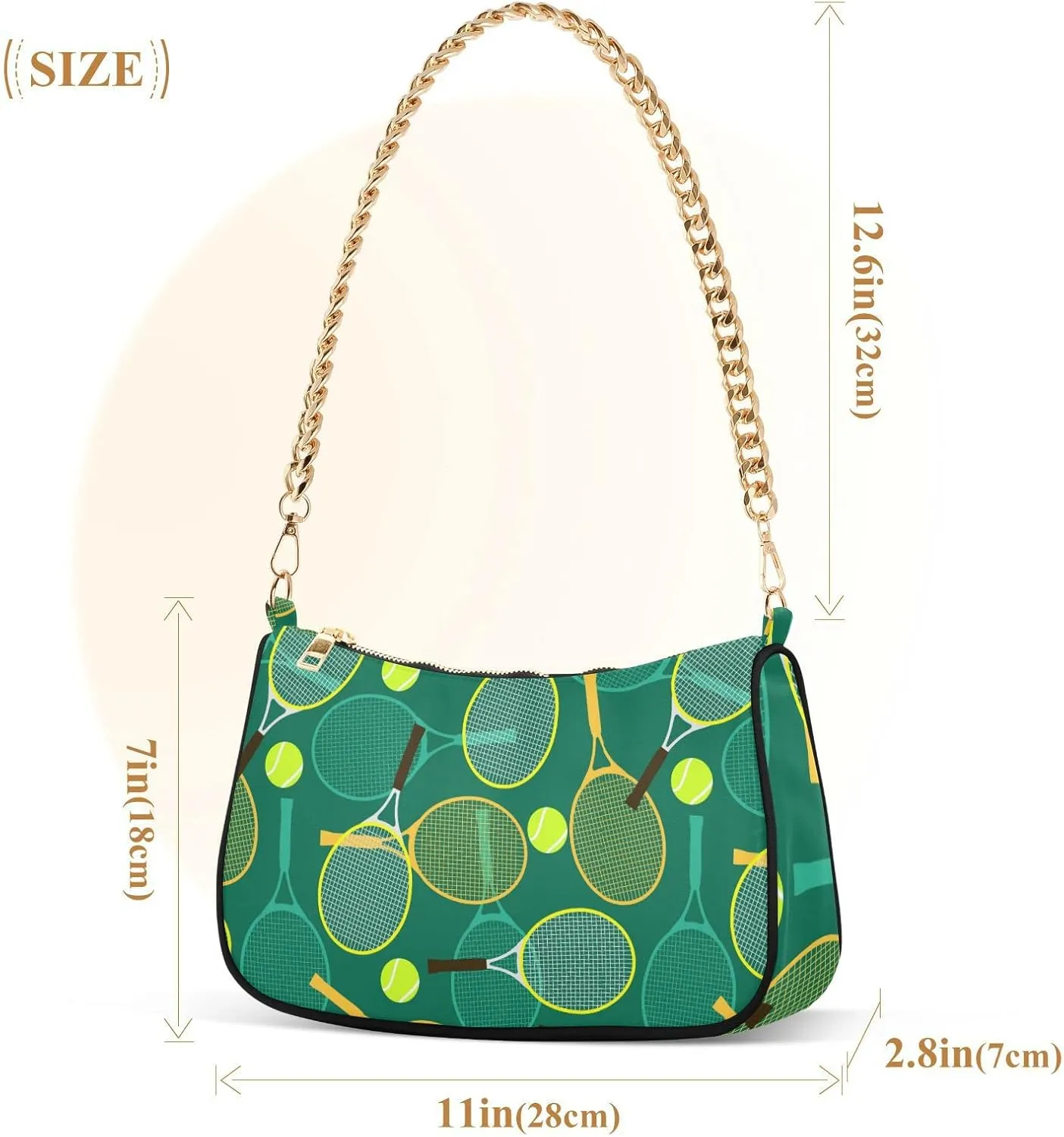 Women's Chain Bag, Shoulder Bag, Handbag Purse, Tote Bag, Fashion Underarm Bag