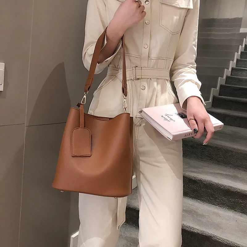 Women's Fashion Simple Large Capacity Retro Crossbody Bags