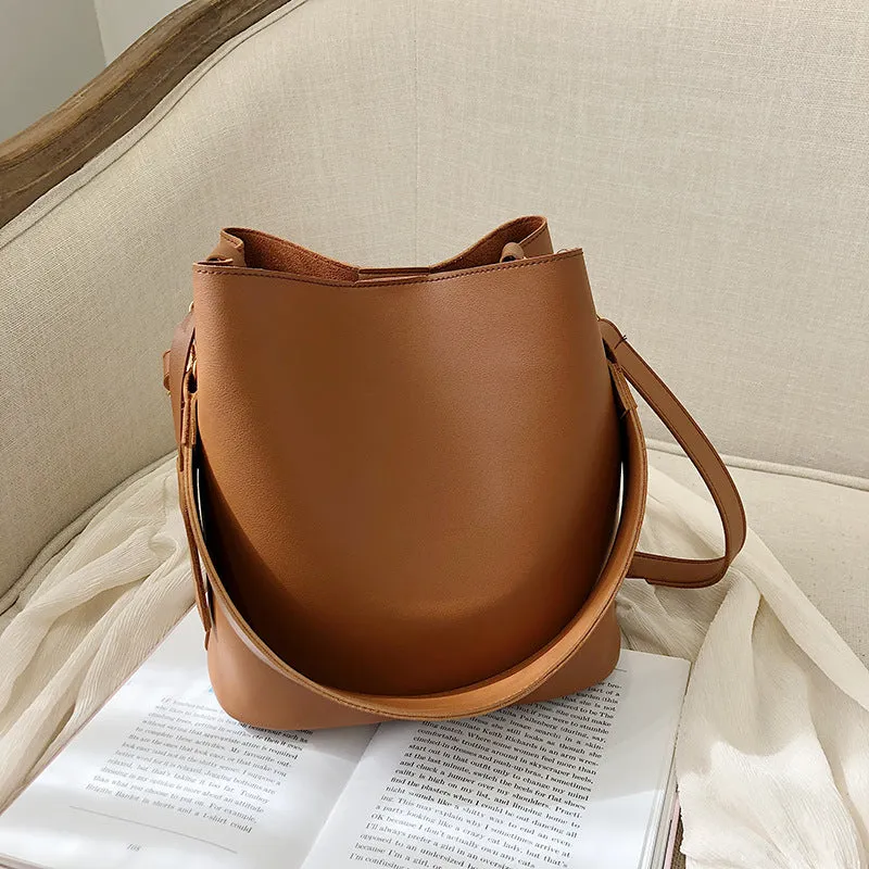 Women's Fashion Simple Large Capacity Retro Crossbody Bags