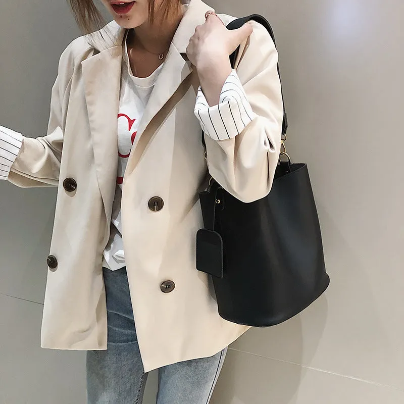 Women's Fashion Simple Large Capacity Retro Crossbody Bags