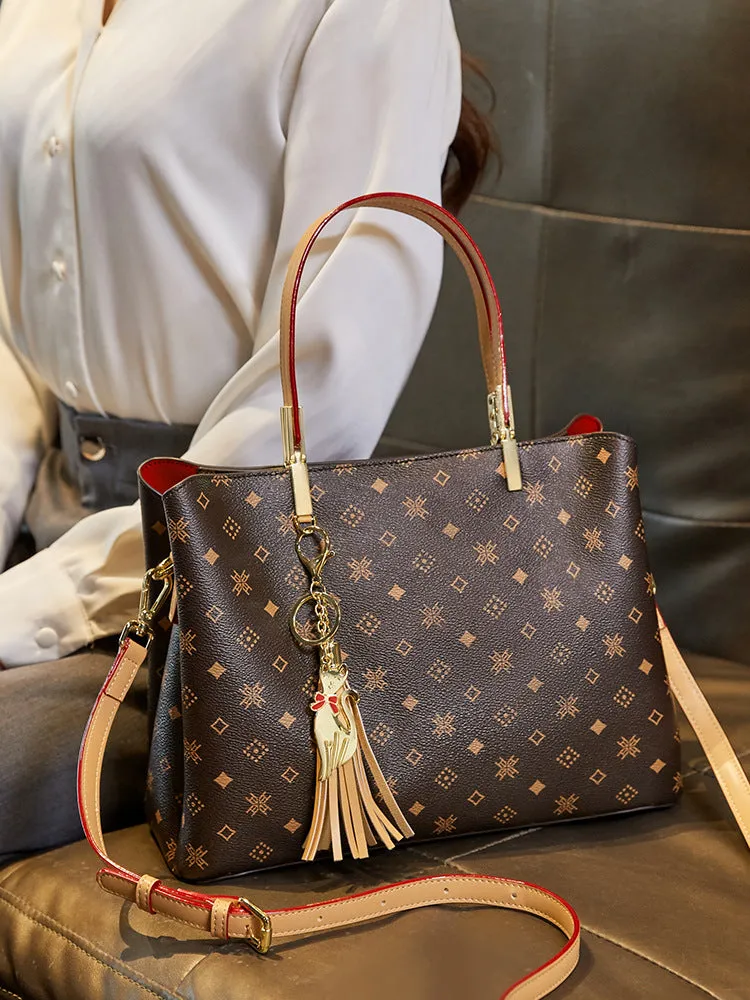 Women's Fashionable High-grade Large Capacity Design Western Crossbody Bags