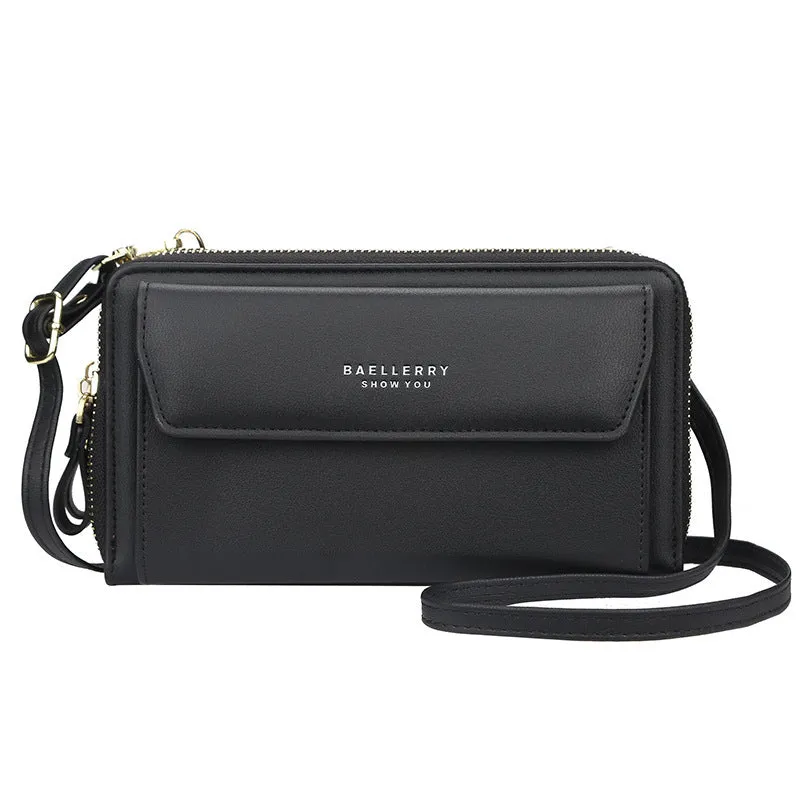 Women's Korean Fashion Versatile Zipper Mobile Bags