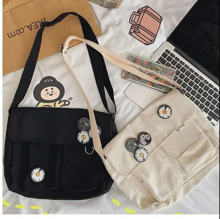 Women's Korean Style Female Little Daisy Versatile Crossbody Bags