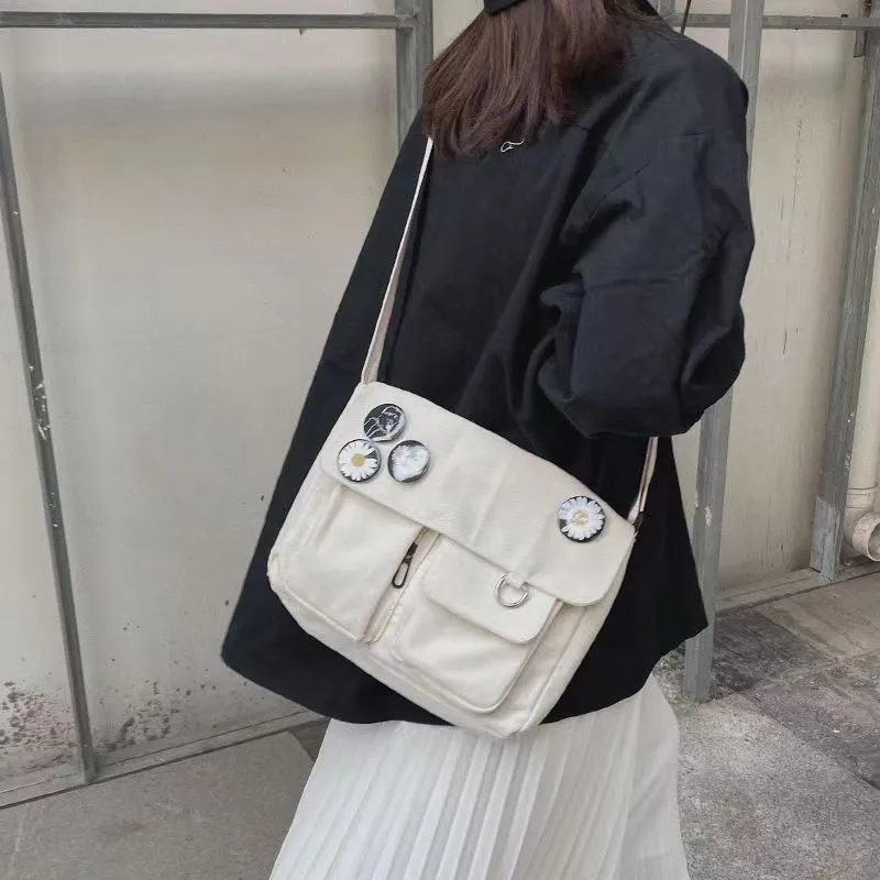 Women's Korean Style Female Little Daisy Versatile Crossbody Bags