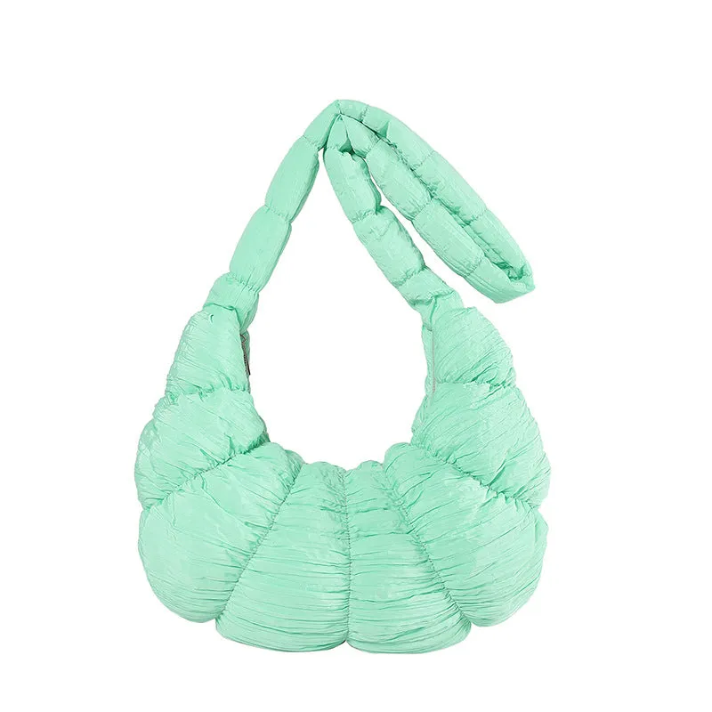 Women's Kosong Cloud Pleated Large Capacity Portable Crossbody Bags