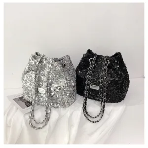 Women's Popular Shiny Leisure Chain Cross Body Crossbody Bags