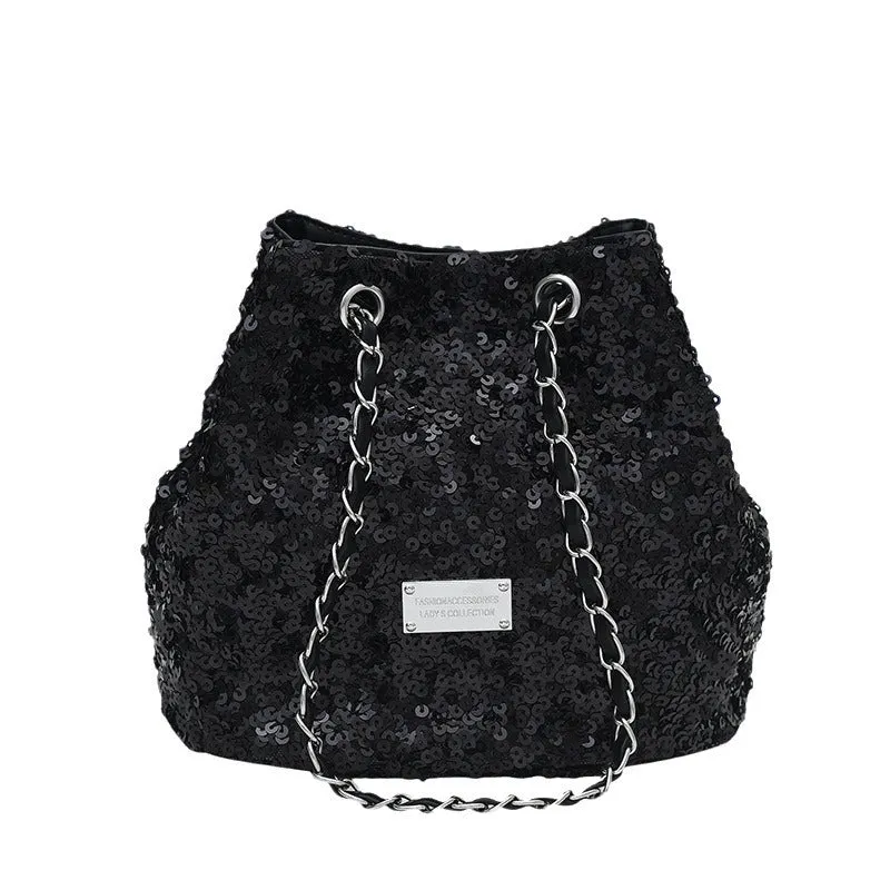 Women's Popular Shiny Leisure Chain Cross Body Crossbody Bags