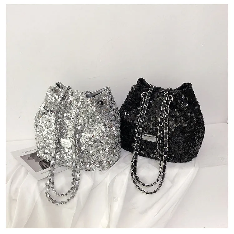 Women's Popular Shiny Leisure Chain Cross Body Crossbody Bags
