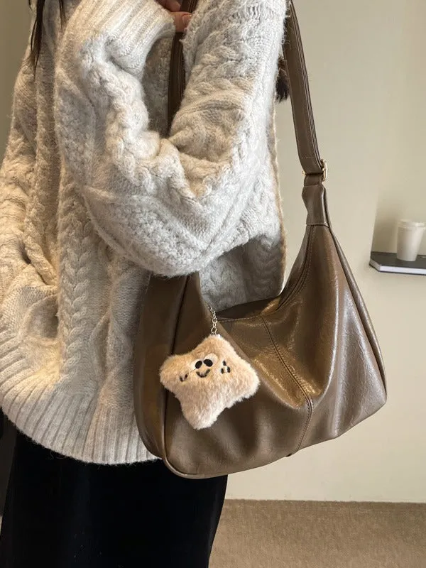 Women's Retro College Style Leisure Large Crossbody Bags