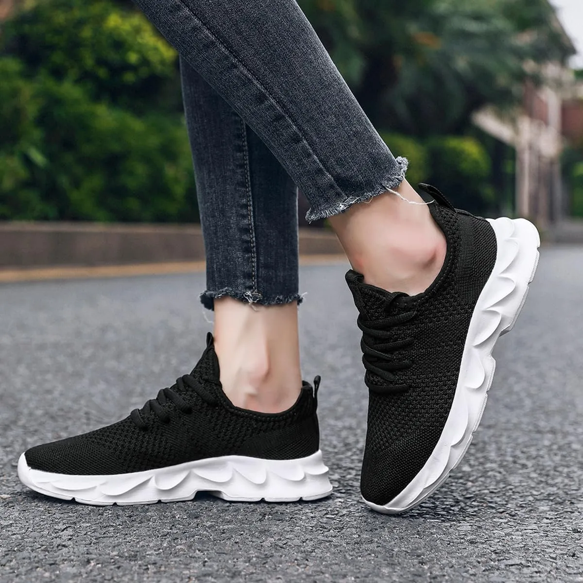 Women's Running ShoesTennis Anti - Slip Walking Sneakers Breathable Casual Athletic Lightweight Comfortable Fashion Casual Shoes Sports Shoes Women