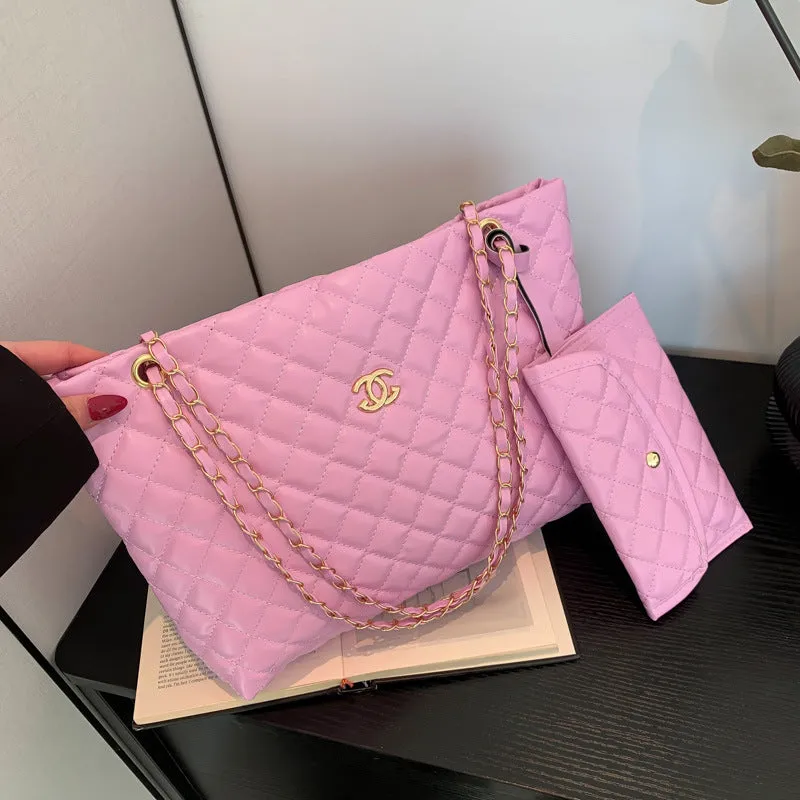 Women's Simple Fashion Large Capacity Rhombus Classic Crossbody Bags