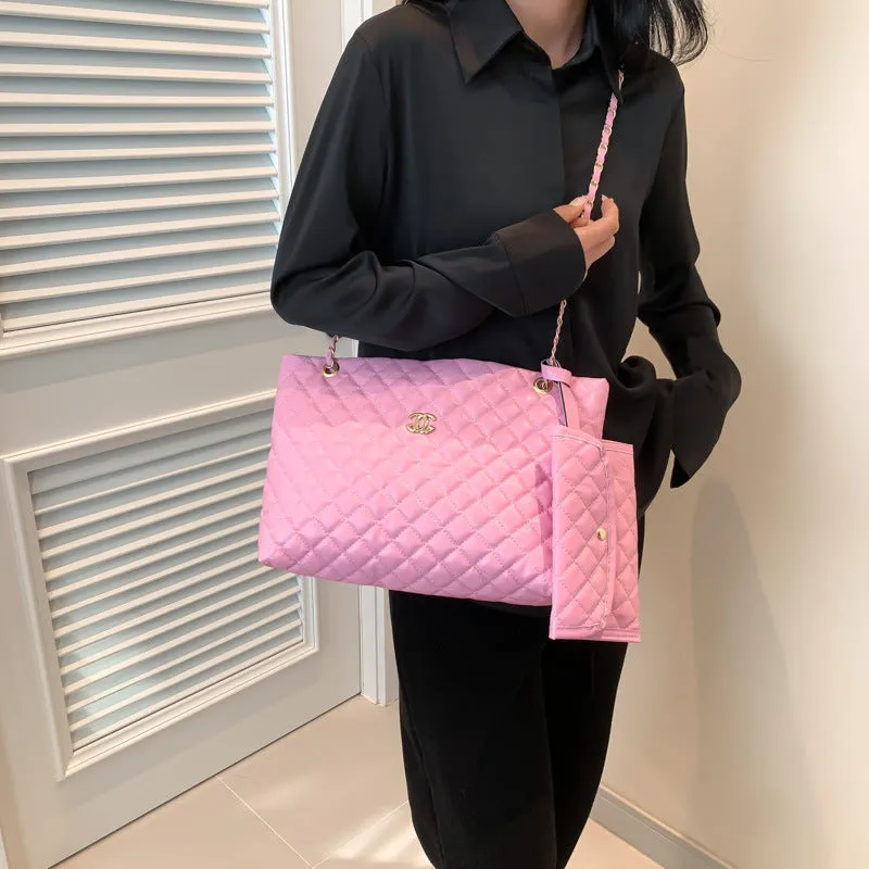 Women's Simple Fashion Large Capacity Rhombus Classic Crossbody Bags