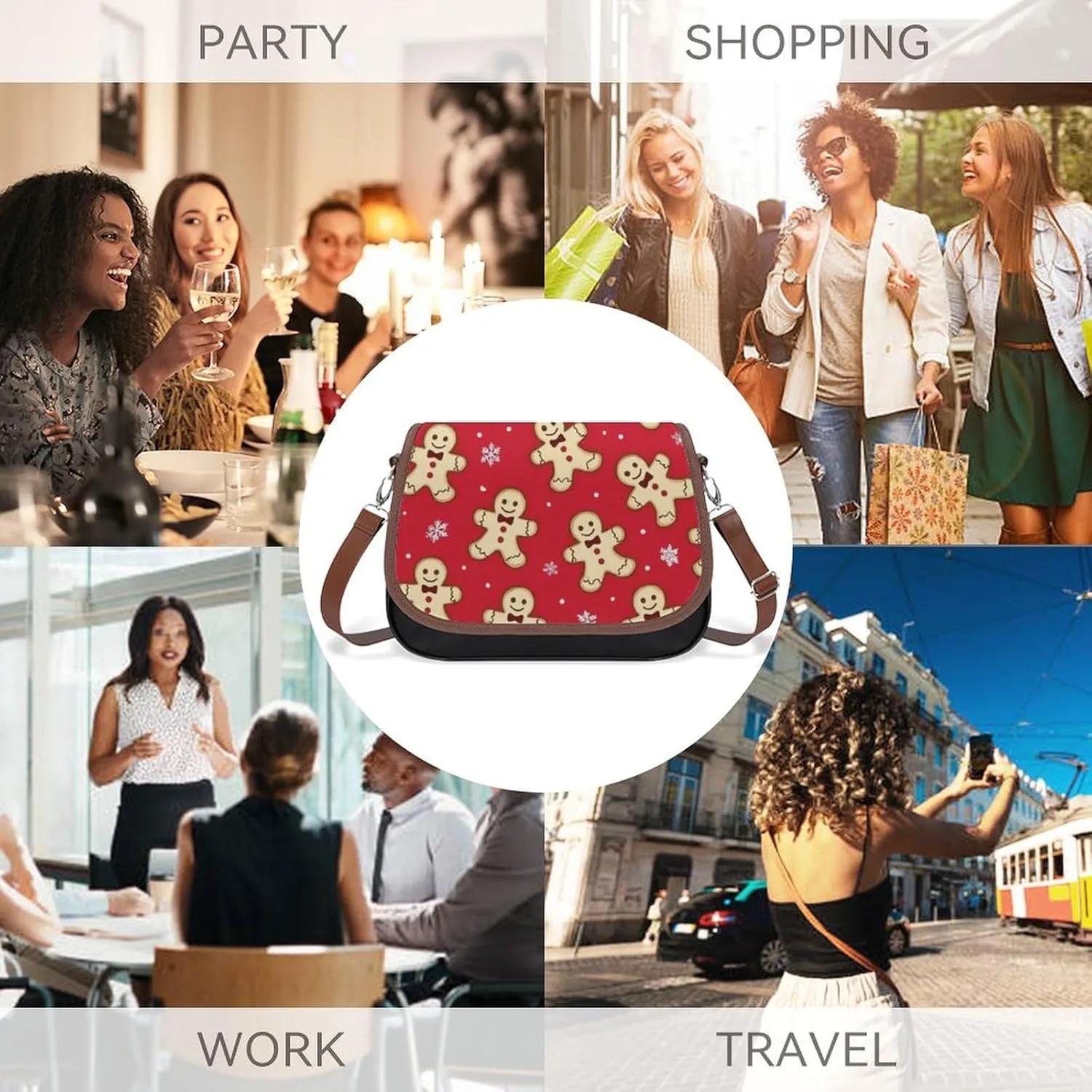 Women's Trendy Handbag Versatile Crossbody Purse With Large Capacity
