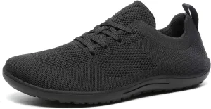 Women's Wide Toe Minimalist Barefoot Walking Shoes Breathable Casual Tennis Gym Athletic Sneakers