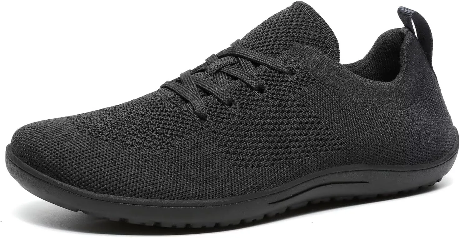 Women's Wide Toe Minimalist Barefoot Walking Shoes Breathable Casual Tennis Gym Athletic Sneakers