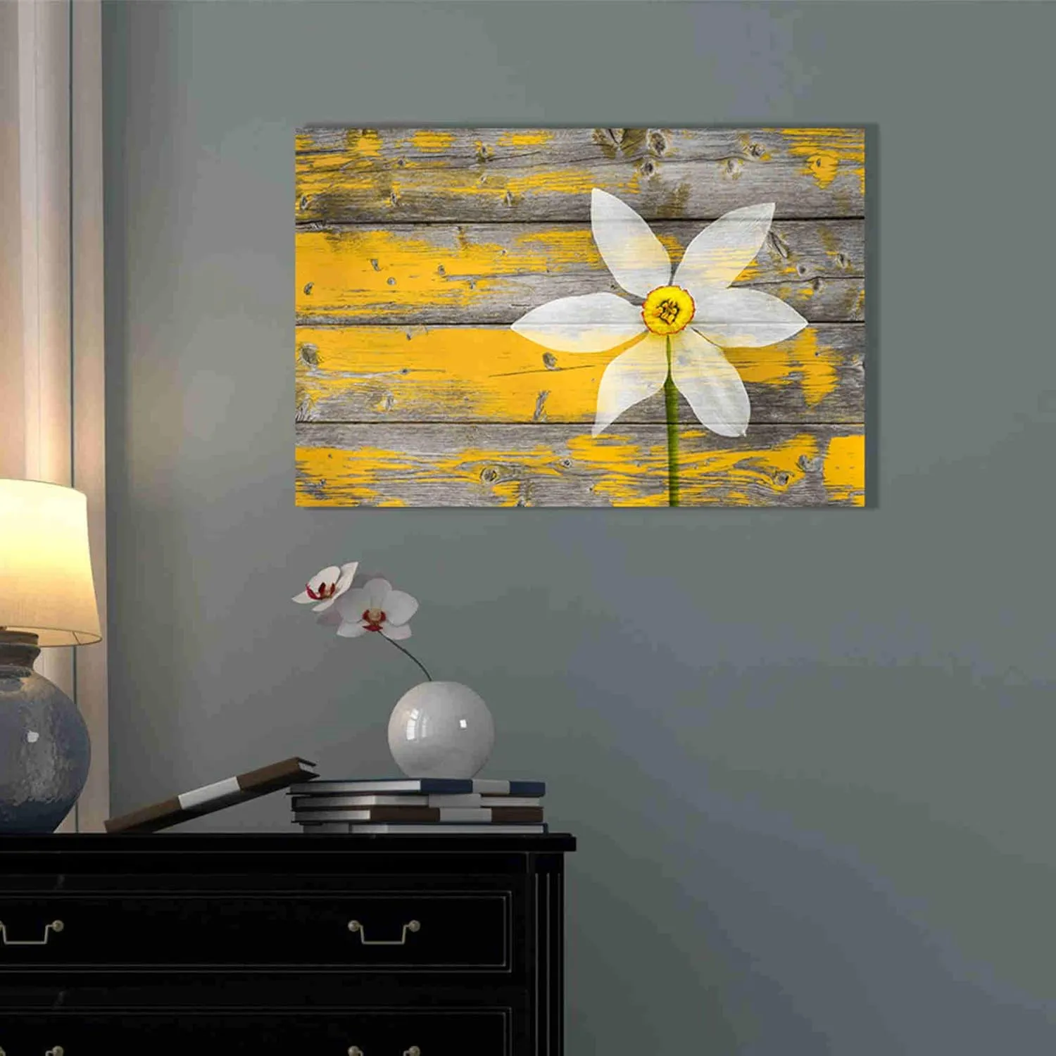 'Wood Series: A Rustic Paradise' Canvas Wall Art, 12" x 18"