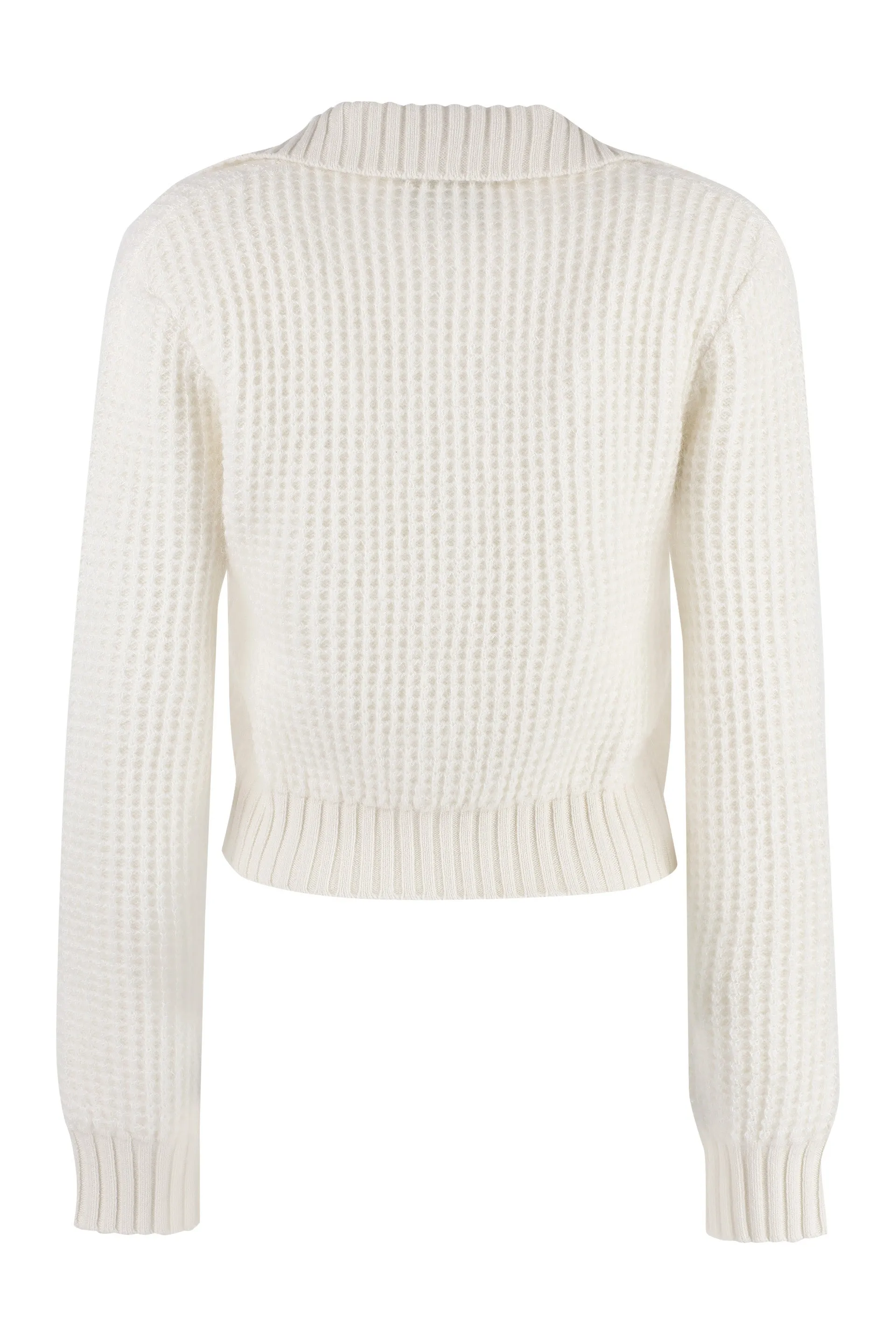 Wool and cashmere cardigan