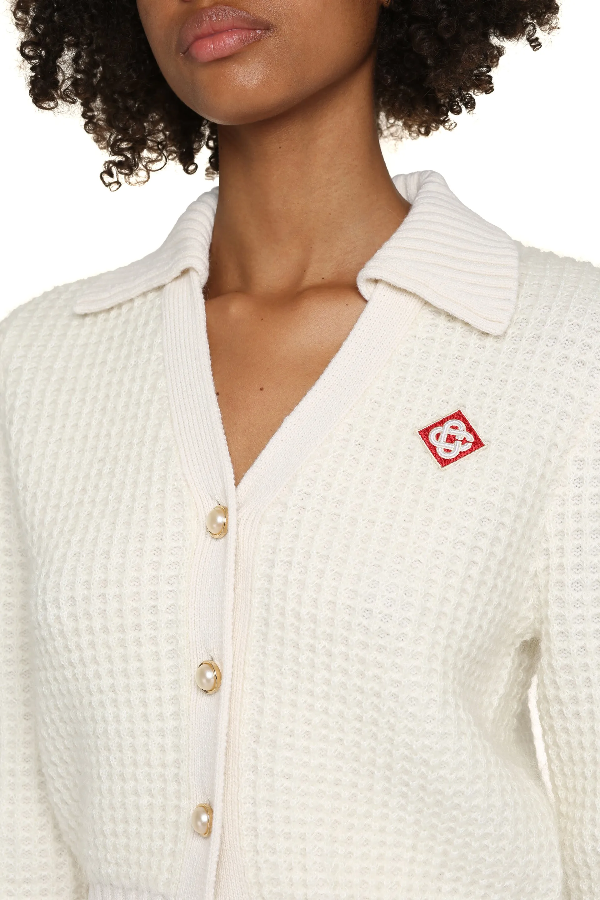 Wool and cashmere cardigan