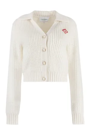 Wool and cashmere cardigan