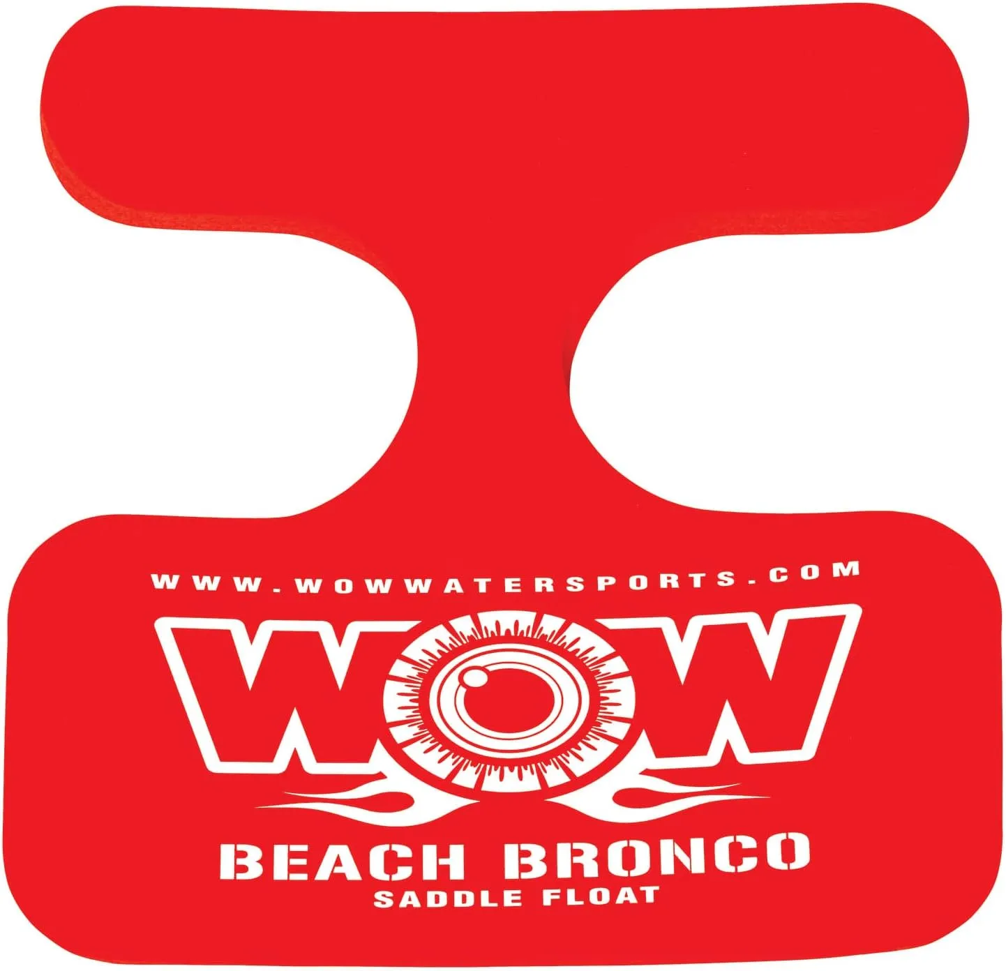 WOW Sports Foam Water Saddle Float for Adults and Kids, Water Accessories Red, 21" x 20" x 1.6"