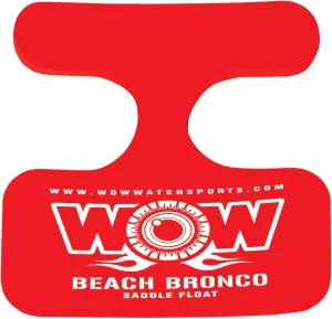 WOW Sports Foam Water Saddle Float for Adults and Kids, Water Accessories Red, 21" x 20" x 1.6"